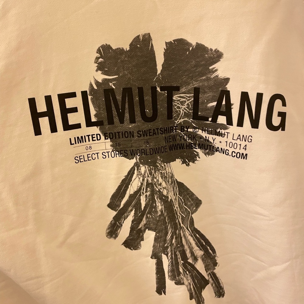 Helmut Lang classic Logo sweatshirt (W&M)